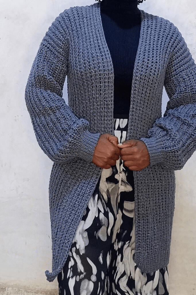 free crochet duster cardigan pattern