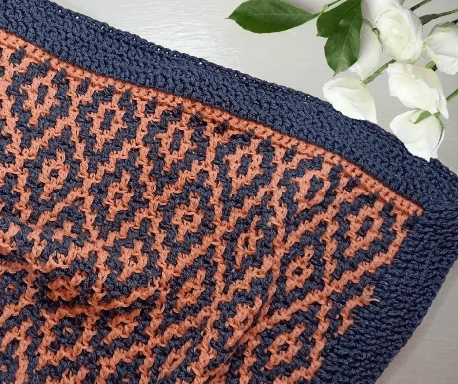 crochet mosaic blanket pattern
