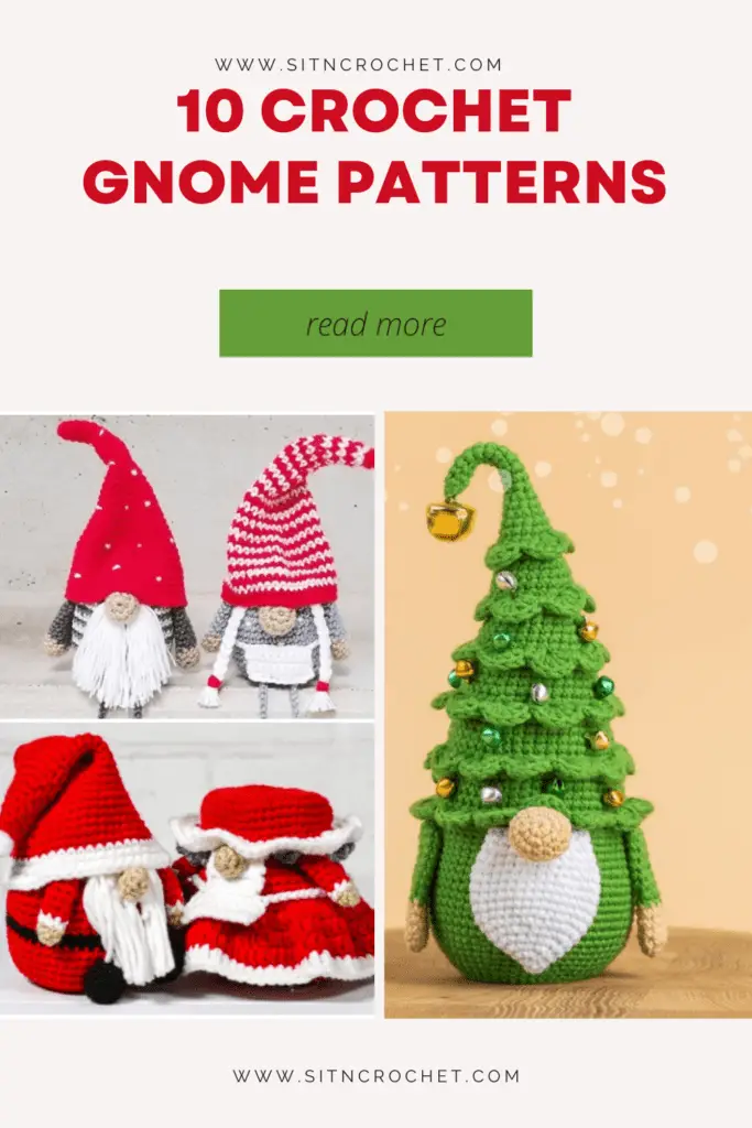 crochet christmas gnome