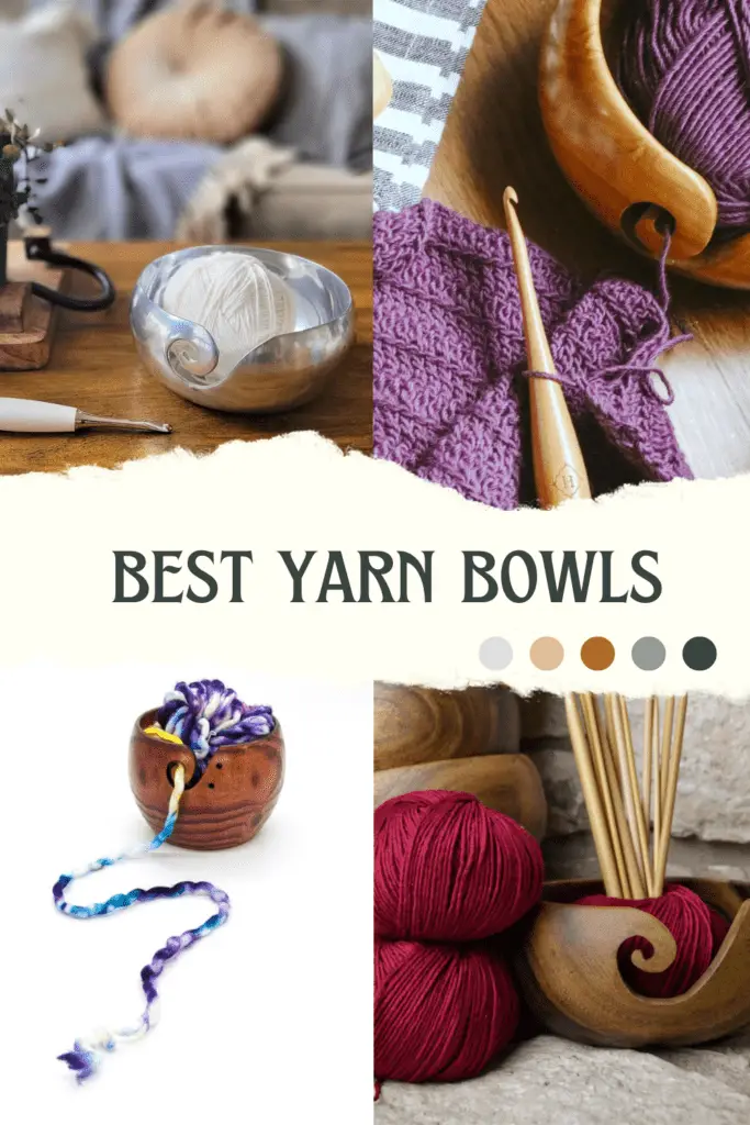yarn bowl for knit & crochet
