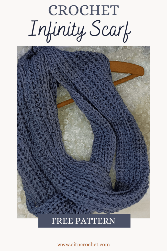 crochet infinity scarf

