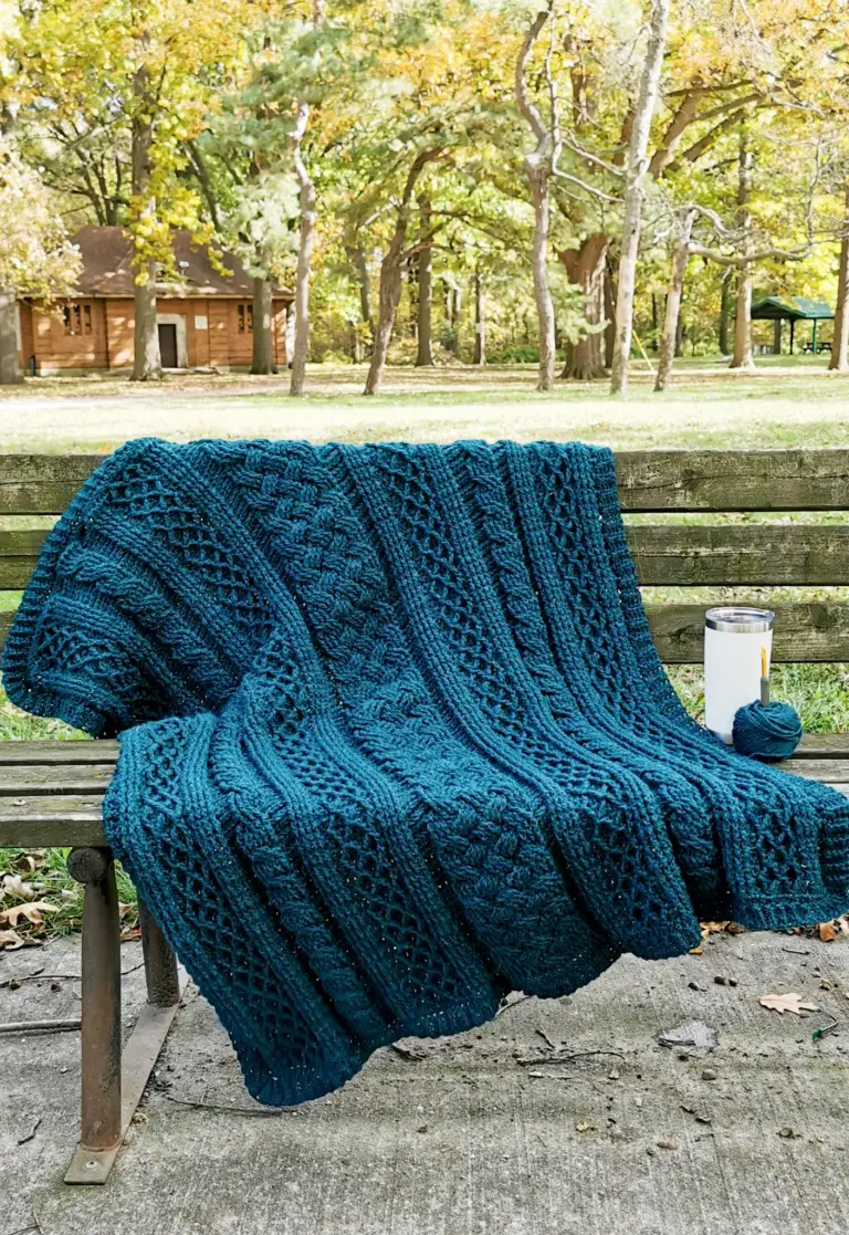 Crochet Cable Blanket Pattern ( SitnCrochet 2024