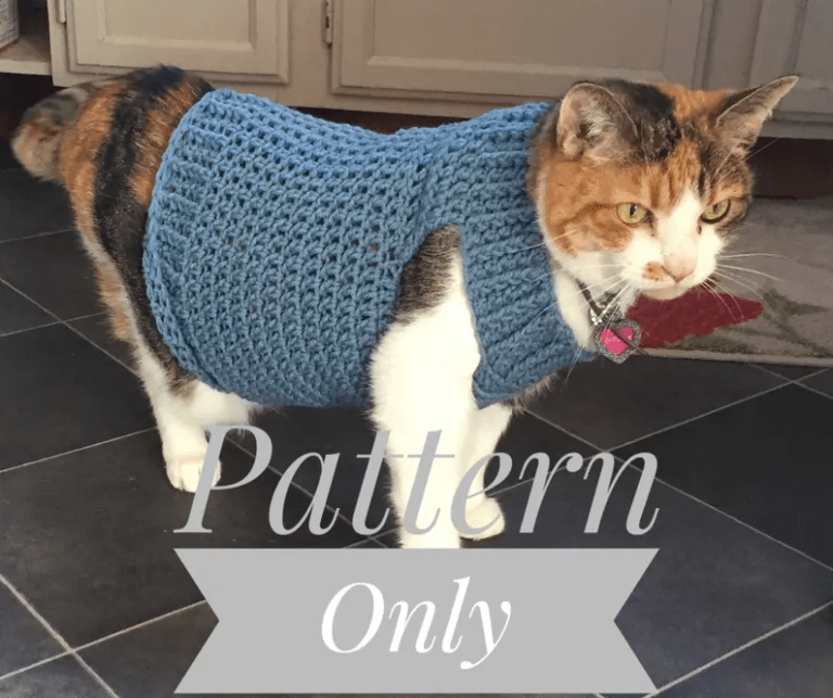 15 Crochet Cat Sweater ( SitnCrochet 2024