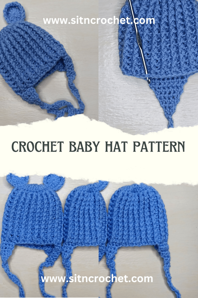 crochet baby hat pattern
