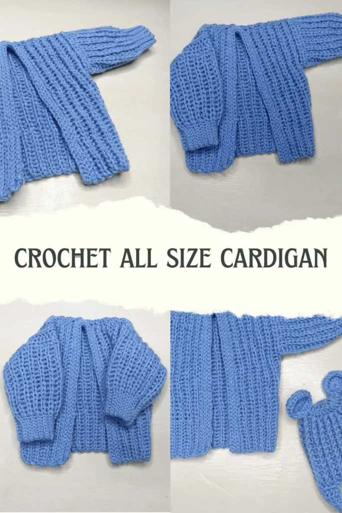 crochet cardigan pattern
