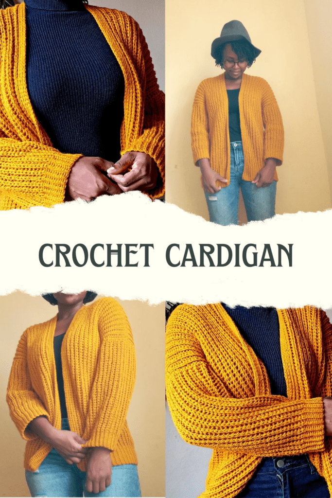easy crochet oversized cardigan
