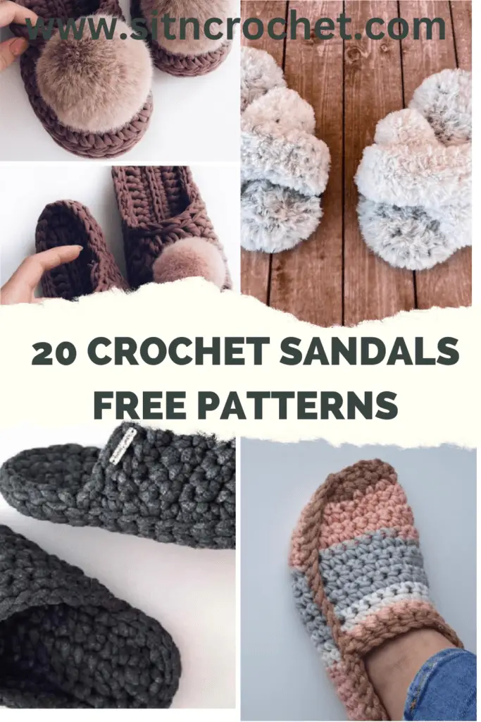 crochet sandals pattern
