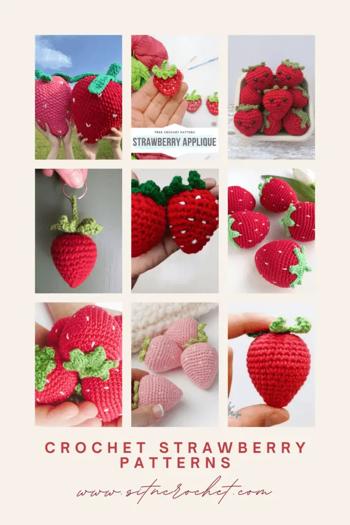 crochet strawberry patterns 