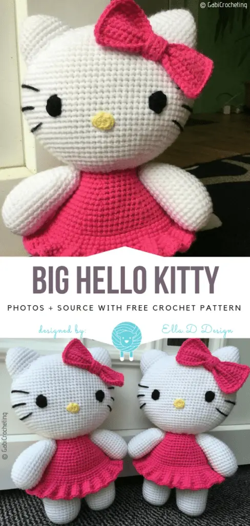 crochet hello kitty free pattern