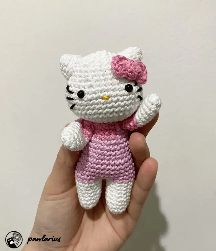 cute hello kitty doll crochet pattern