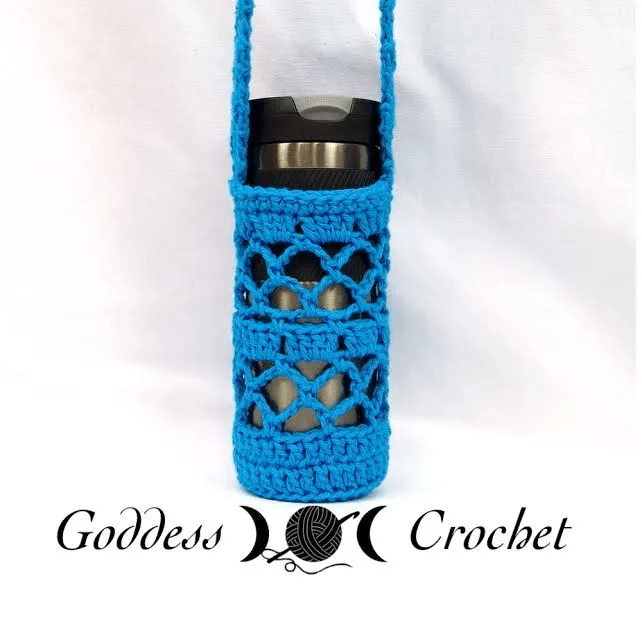 crochet water bottle holder free pattern