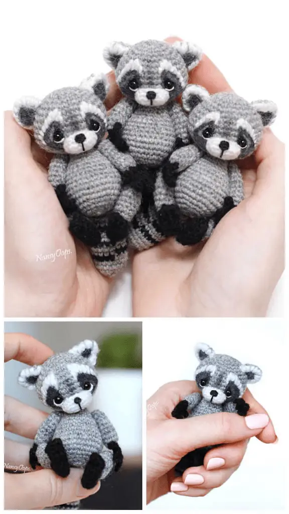 crochet raccoon pattern
