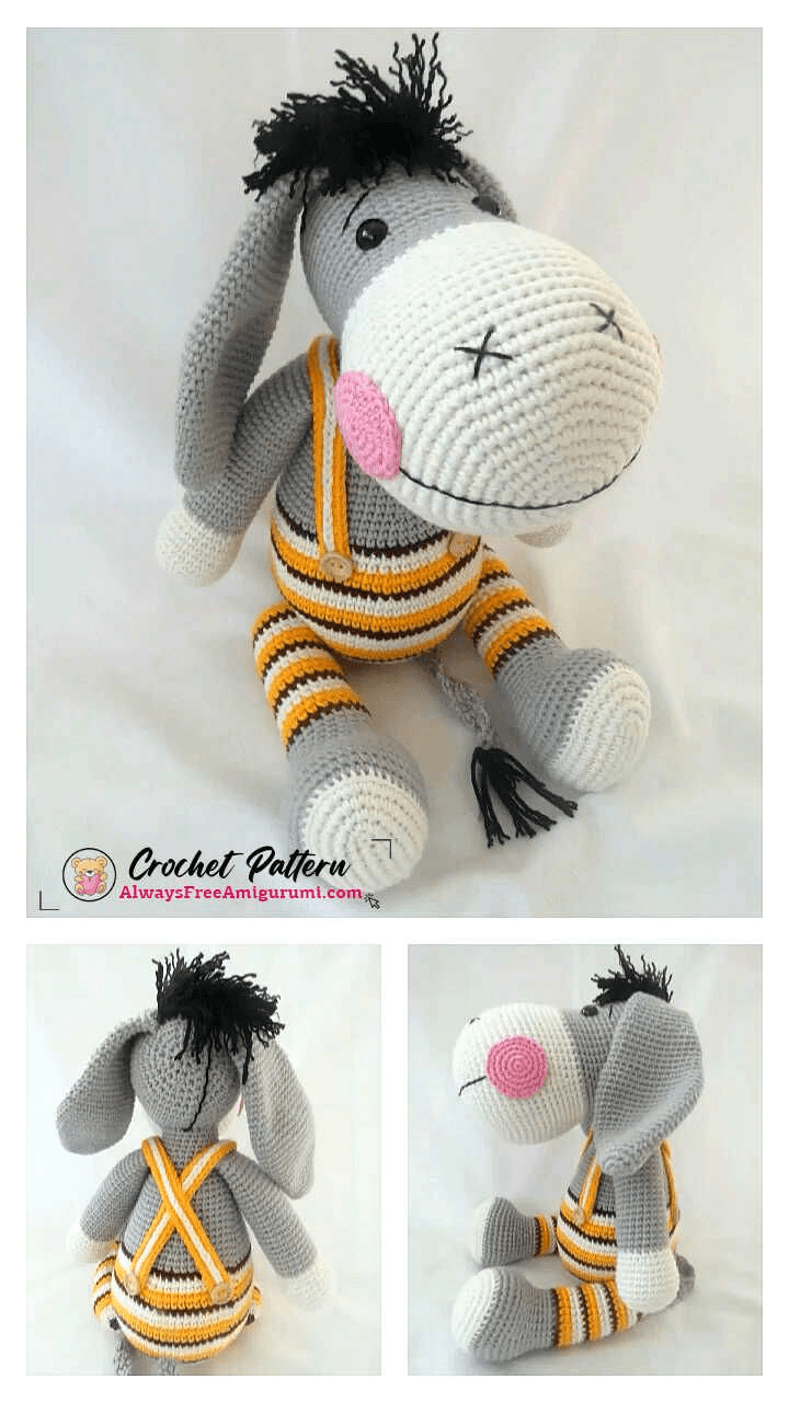 Yellow Donkey Pattern 10 Fun Crochet Donkey Pattern ( SitnCrochet 2026