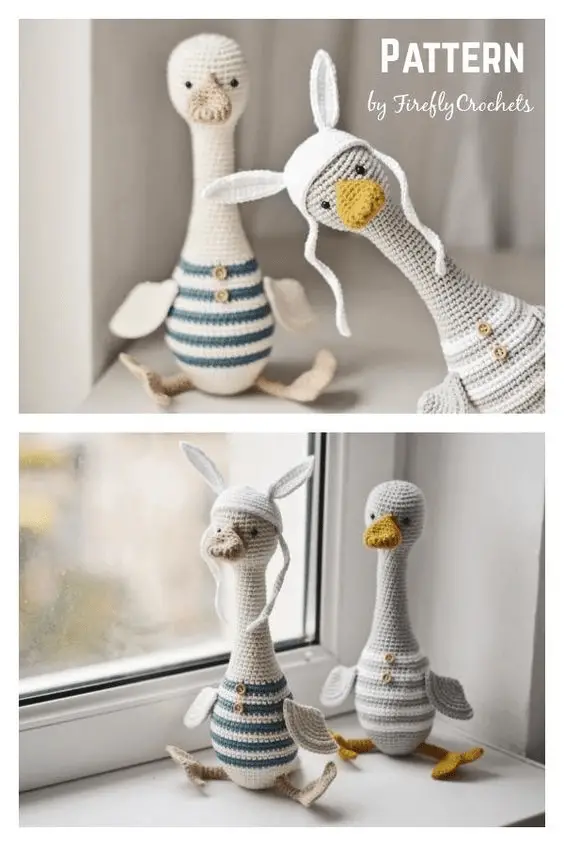 crochet goose pattern
