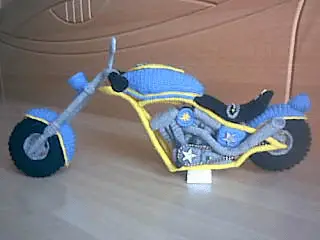 crochet motorbike
