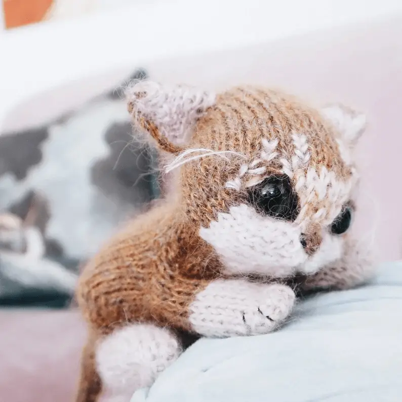 knitting cat pattern
