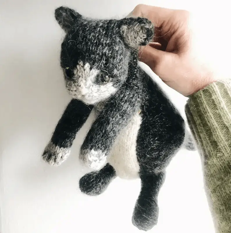 knit cat pattern
