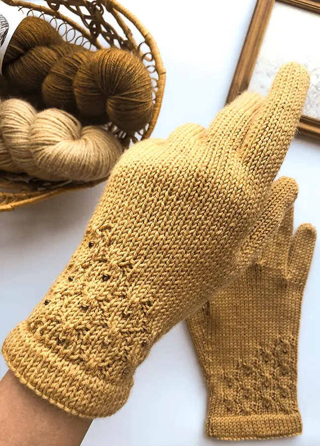 easy knit gloves pattern