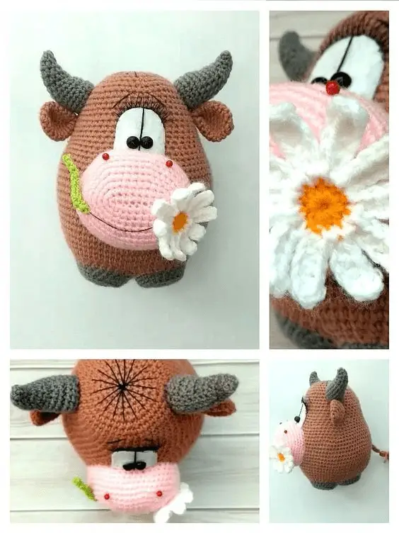crochet bull free patterns
