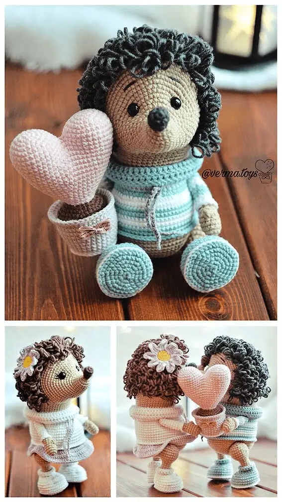 easy hedgehog crochet pattern