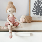 crochet amigurumi ballerina doll