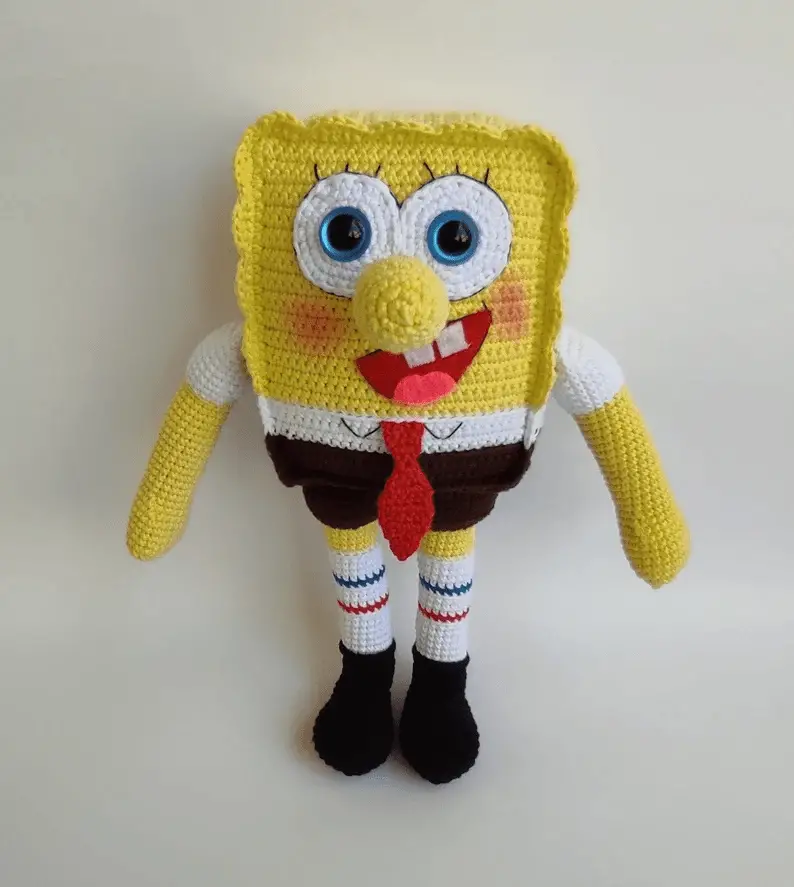 crochet spongebob squarepants amigurumi pattern