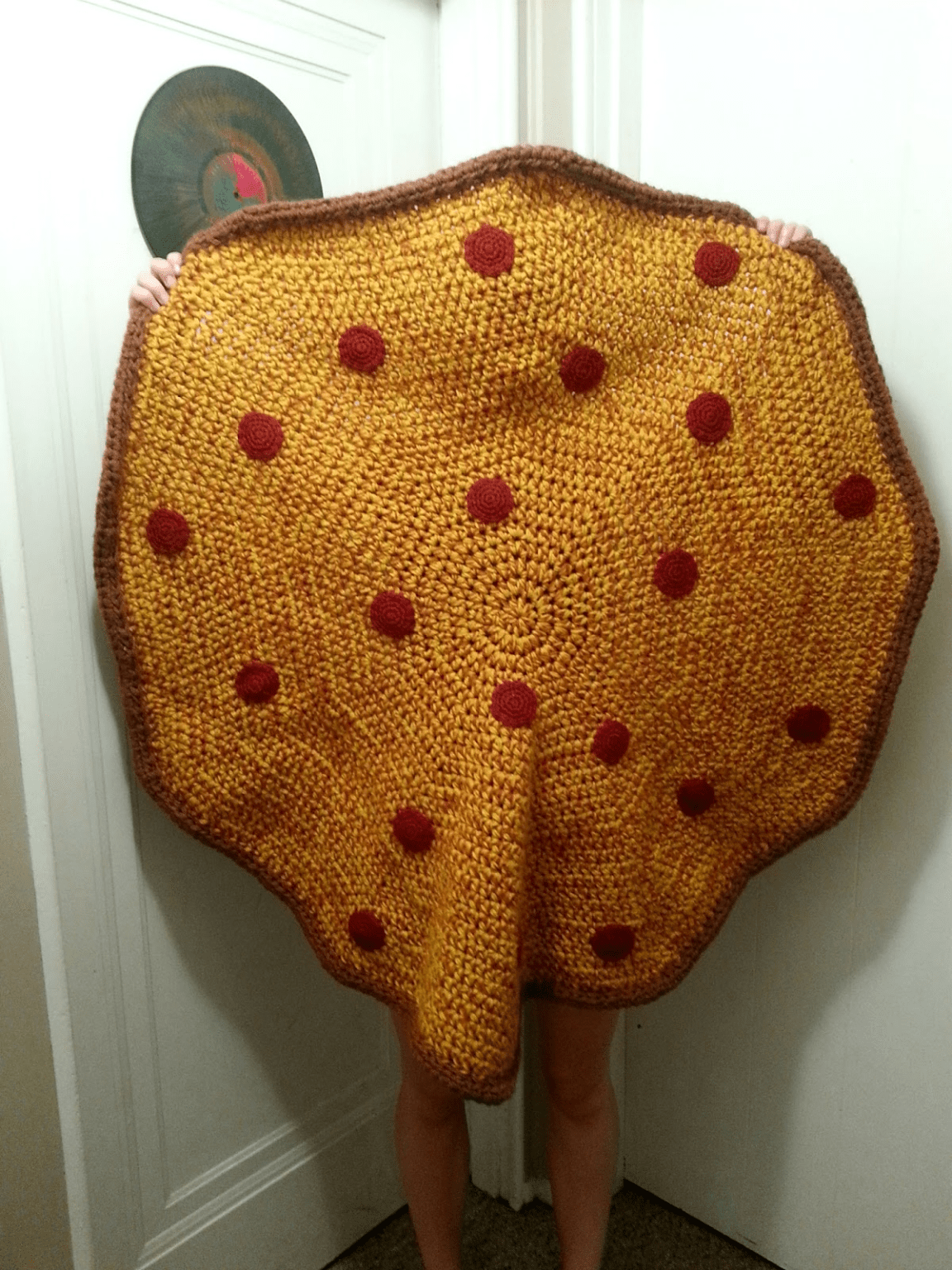 Crochet Pizza Blanket Free Pattern ( SitnCrochet 2025