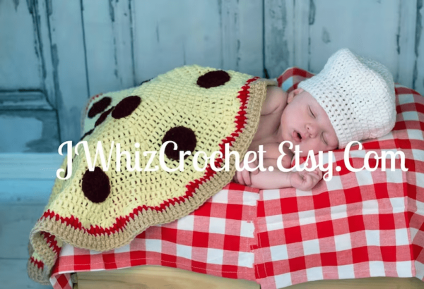 Crochet Pizza Blanket Free Pattern ( SitnCrochet 2025