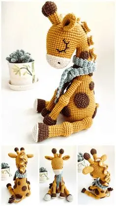 15 giraffe amigurumi crochet patterns