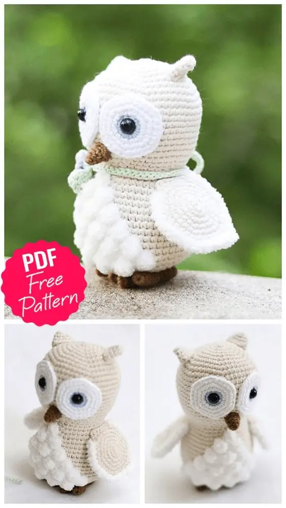 crochet owl pdf pattern for free