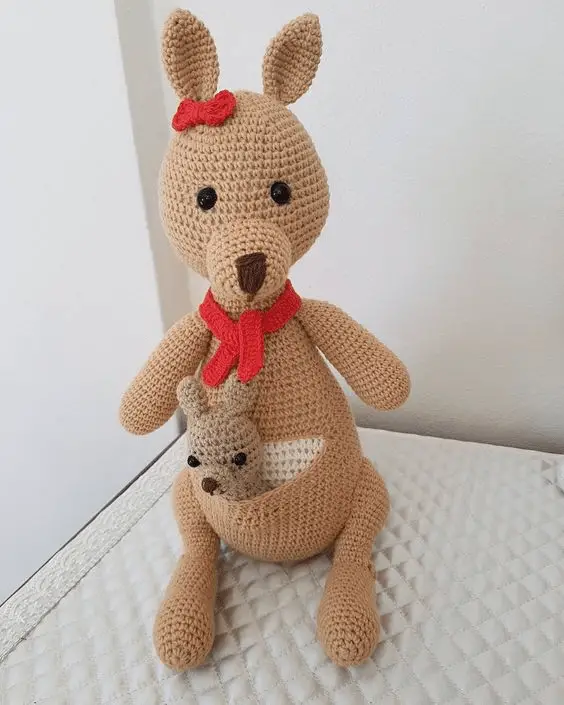 crochet kangaroo