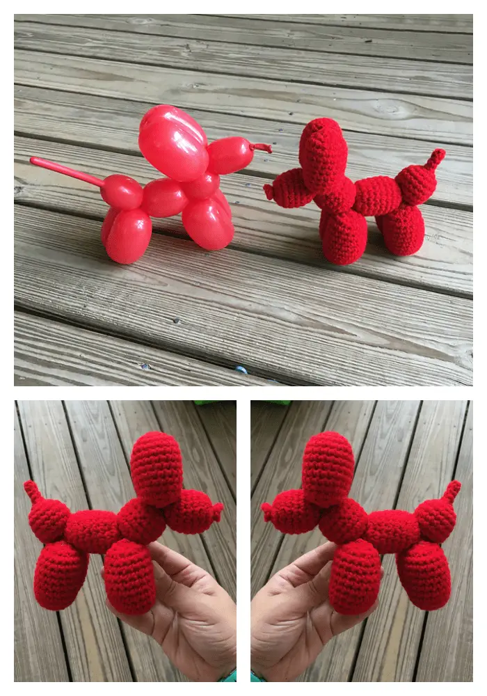 crochet balloon animal