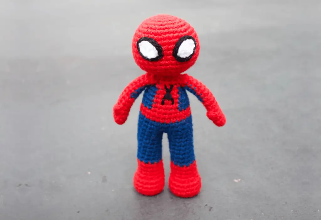 crochet spiderman free pattern