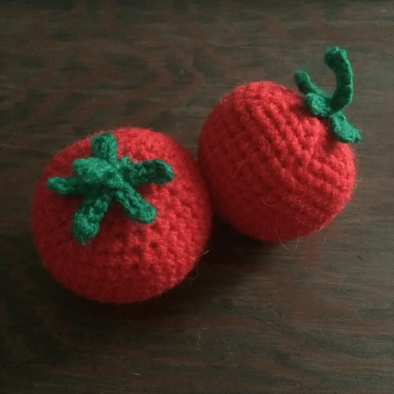 crochet tomato pattern
