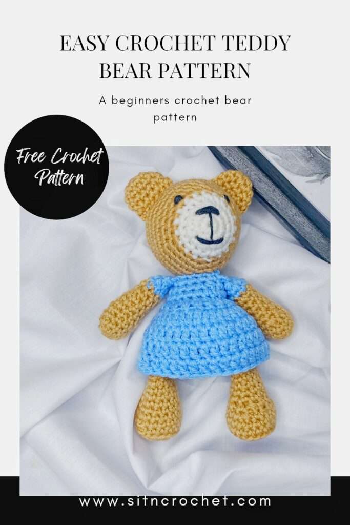 easy crochet teddy bear pattern