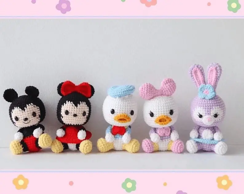 mickey mouse clud house crochet pattern