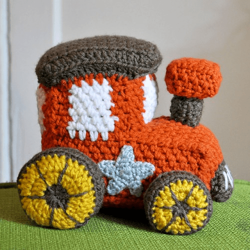 crochet train pattern