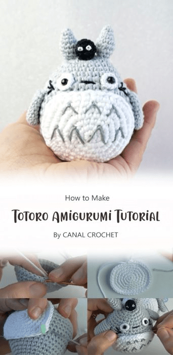 totoro amigurumi free pattern