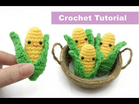 free crochet corn pattern