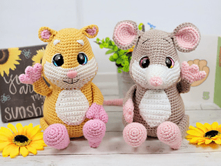 hamster crochet pattern