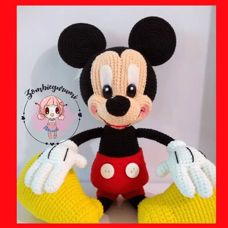crochet mickey mouse