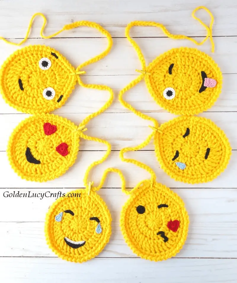 emoji crochet pattern