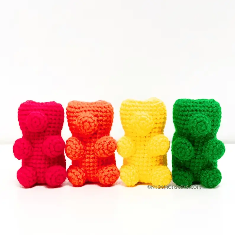 crochet gummy bear pattern