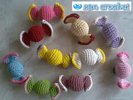 crochet candy pattern