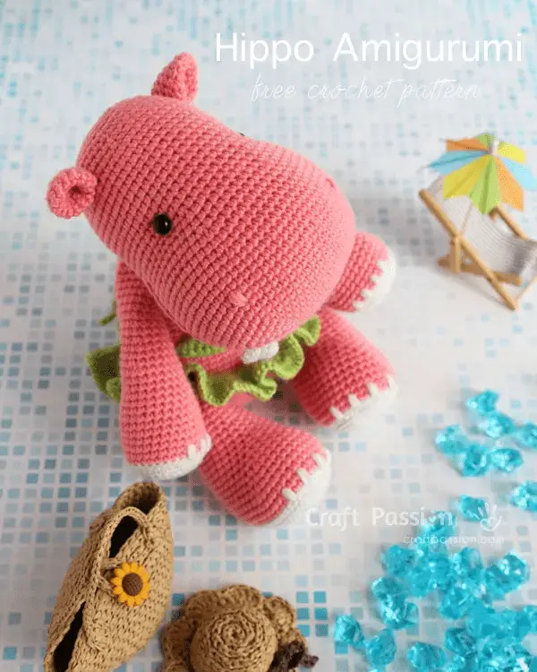 crochet hippo free pattern