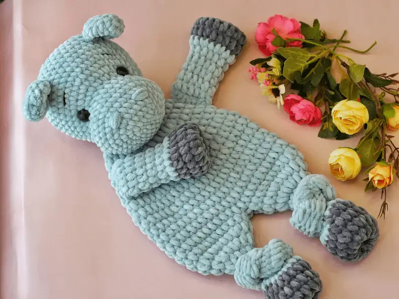 crochet hippo