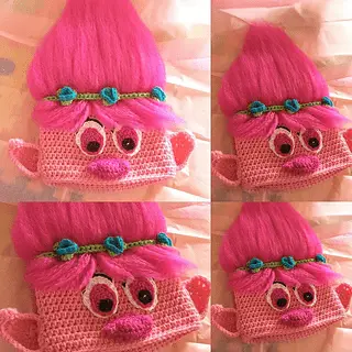 princess troll hat crochet pattern