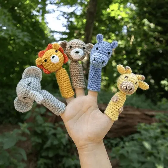 crochet puppet