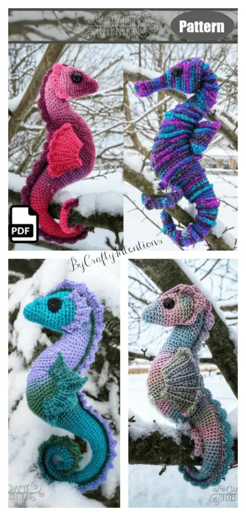 paid crochet seahorse pattern