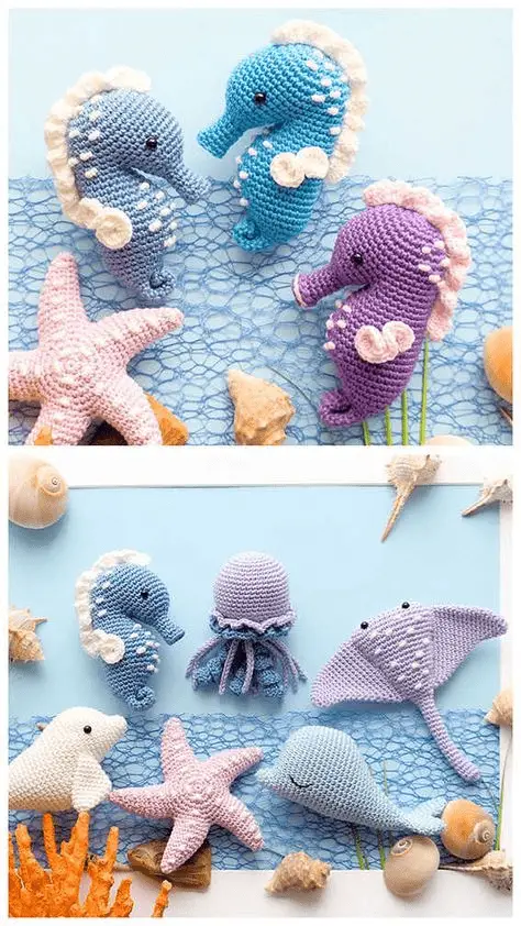 baby crochet seahorse pattern